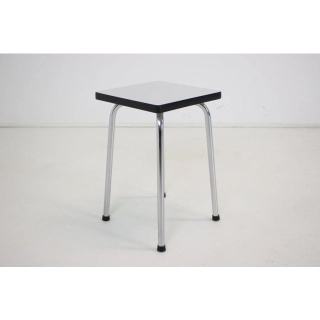 Made in Czechoslovakia. Made of Chrome, metal, umakart, plastic, wood. Re-polished. Good original condition. Wear...