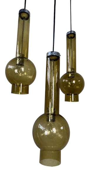 Vintage Hanging Lamps from Staff Leuchten, Set of 3