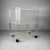 Vintage trolley made of thick acrylic glass from Italy. Beautiful design and solid quality. Dimensions: height 66.5 cm,...