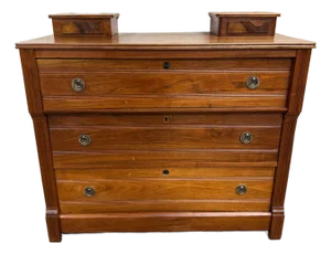Antique Abernathy Furniture Co. 19th Century Victorian Walnut Chest of Drawers
