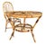 Mid-Century Modern Vintage French Rattan Table, 1950s For Sale - Image 3 of 13