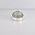 Large Vintage Sterling Silver, Onyx Cabochon, & Diamond Men's Signet Style Ring For Sale - Image 10 of 15