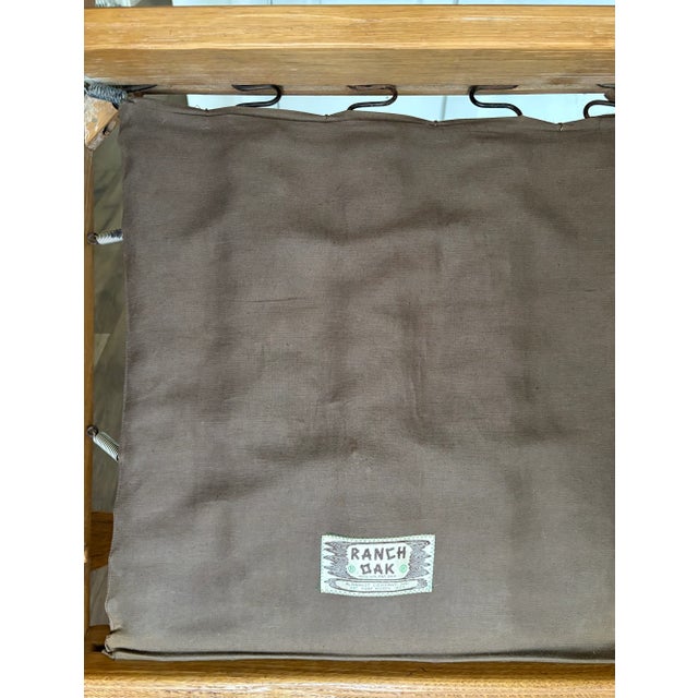 Wood 1950s A. Brandt Ranch Oak Mid-Century Oak Lounge Chair For Sale - Image 7 of 11