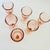 Glass Pink Swirl Wine Goblets - Set of 6 - France For Sale - Image 7 of 8
