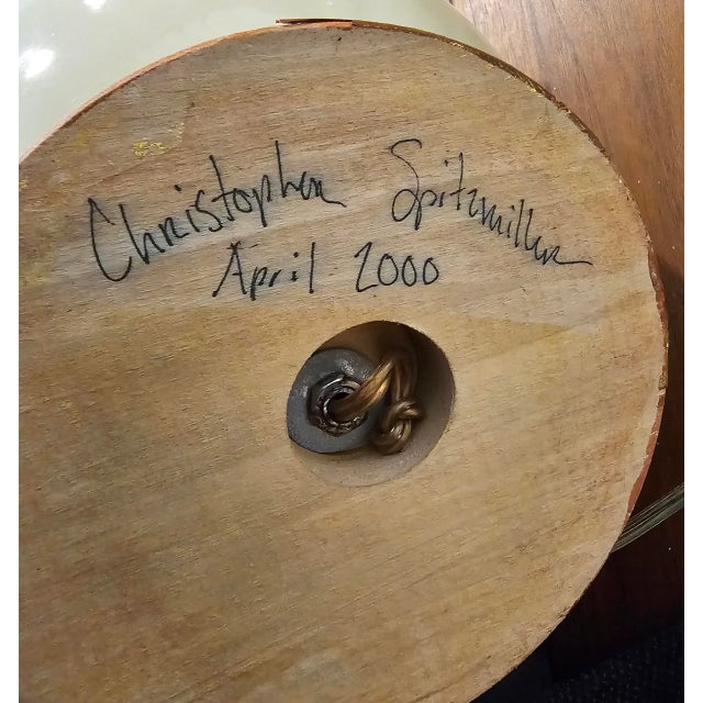 2000 Christopher Spitzmiller Aurora Table Lamp For Sale In Washington DC - Image 6 of 6