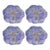 South African Handmade & Hand-Painted Ceramic Serving Plate - Set of 4 For Sale