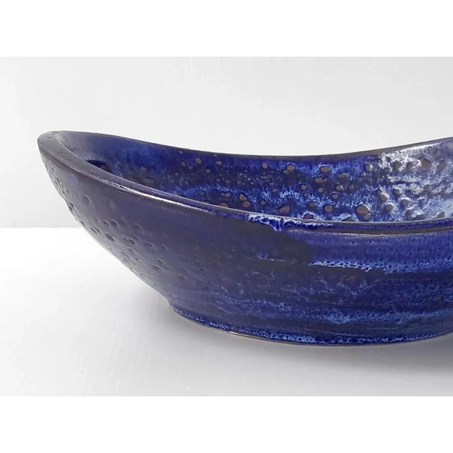 Ceramic Vintage French Ceramic Bowl from Vallauris, 1960s For Sale - Image 7 of 11