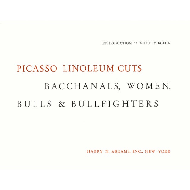 Pablo Picasso 1962 Pablo Picasso Linocut Engraving "Picador, Woman and Horse" For Sale - Image 4 of 7