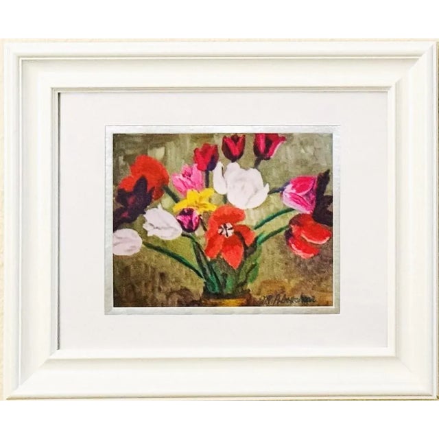 Three signed Giclée prints on high-quality archival paper are from original paintings by M. Abouchaar. They are framed in...