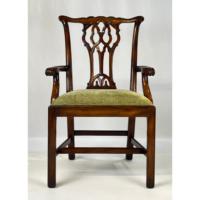 Magnificent estate-quality set of 10 mahogany dining chairs from the prestigious Althorp Living History Collection by...