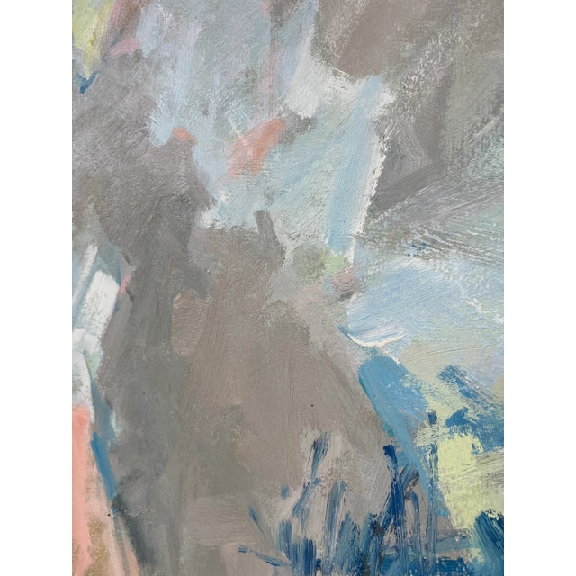 Wood Contemporary Abstract Original Oil Painting For Sale - Image 7 of 12