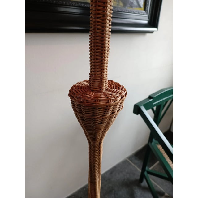 1960s Rattan Floorlamp, 1960 For Sale - Image 5 of 11