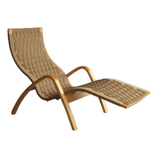 Axstad Chaise Lounge in Wood For Sale