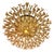 Italian Gilt Brass and Crystal Ceiling Lamp from Stilkronen, 1970s For Sale