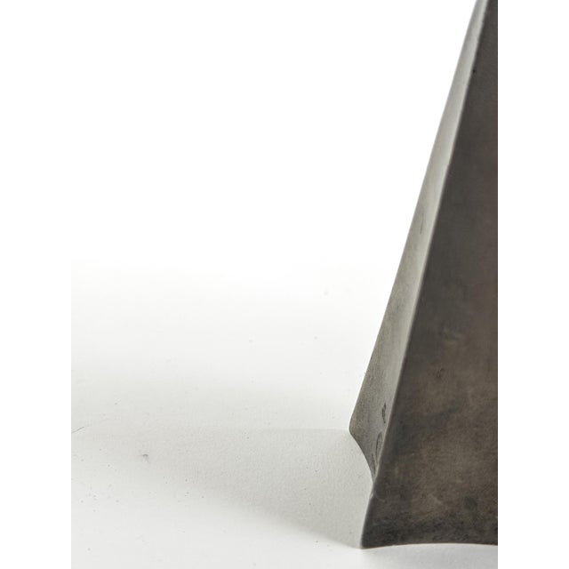 Swedish Grace Tin Candlesticks from Cicelören in Nyköping, 1940, Set of 2 For Sale - Image 3 of 7