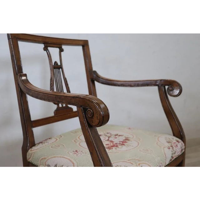 Armchair in Walnut, Mid-18th Century For Sale - Image 11 of 12