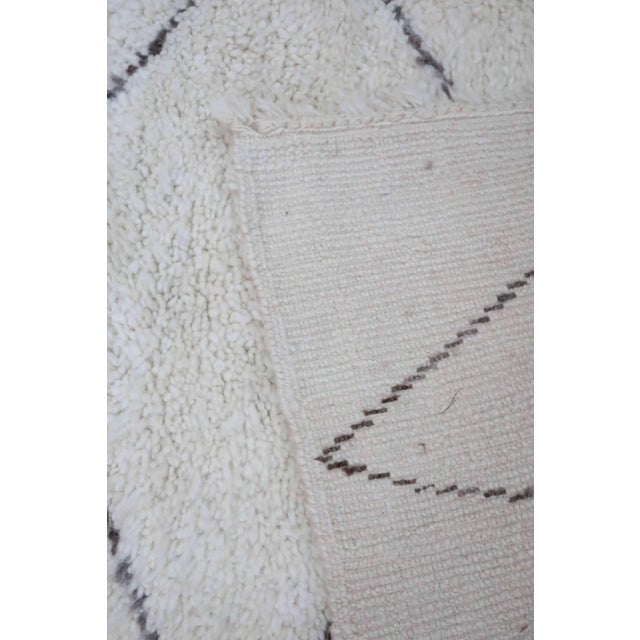 Beni Ourain Rug - 5'5" X 10'2" Ft For Sale - Image 4 of 6