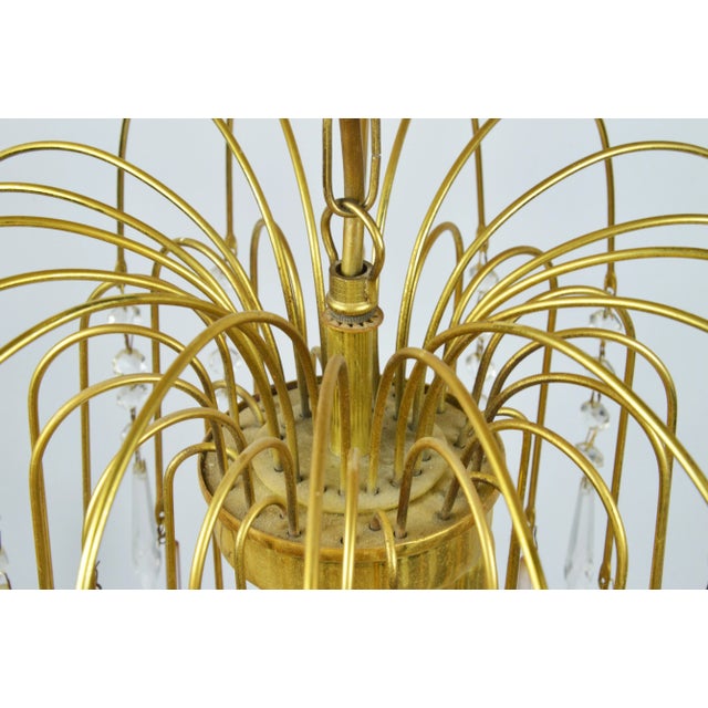 Chandelier attributed to P. Venini, Italy, 1970s For Sale - Image 10 of 11