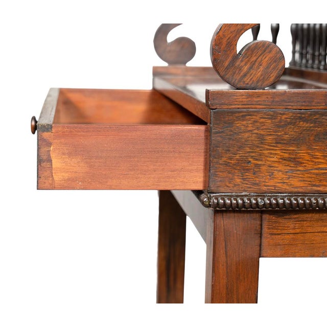 George IV Rosewood Bookstand For Sale - Image 9 of 10