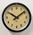 Metal Industrial Black Factory Wall Clock from IBM, 1950s For Sale - Image 7 of 17