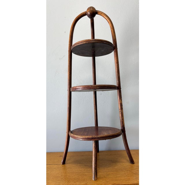 Antique Bentwood Cake or Muffin Tiered Stand For Sale - Image 10 of 10