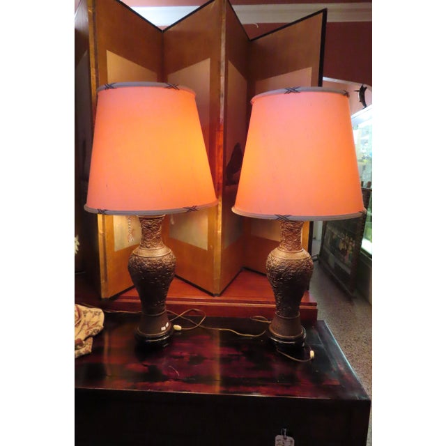 Chinese Vintage Marbro Original Asian Style Lamp For Sale - Image 3 of 10