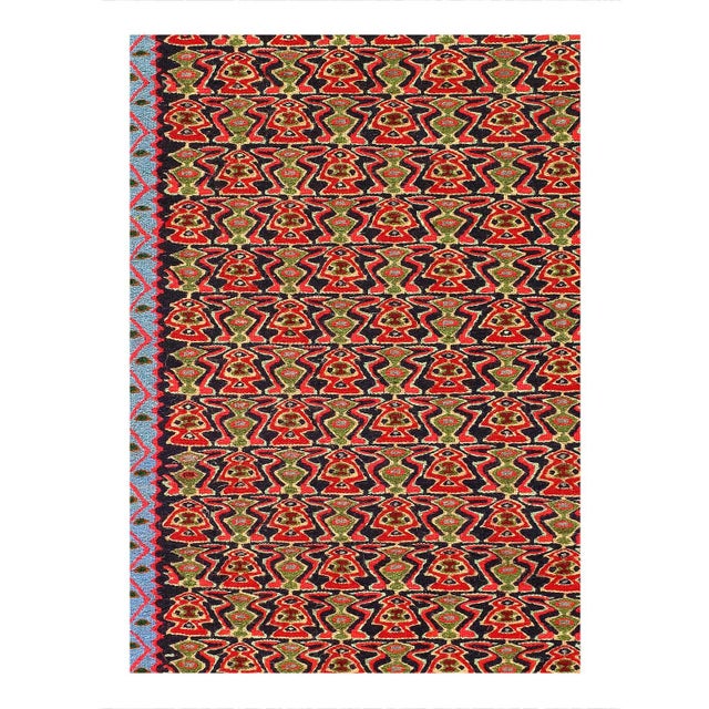 Add a touch of elegance to your home with this casual chic hand woven Kilim wool rug. Constructed on a loom by Nomad...