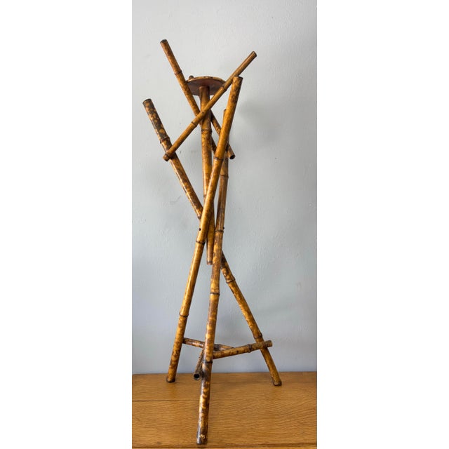 Late 19th Century 19th Century English Bamboo Plant or Jardiniere Stand For Sale - Image 5 of 7