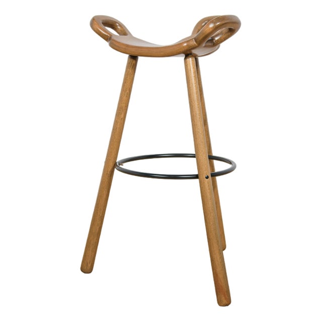 Brutalist Spanish Marbella Bar Stool, 1970s For Sale