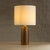 Brown Hares Fur Glaze Table Lamp by Palshus, Denmark, 1960s For Sale - Image 8 of 8