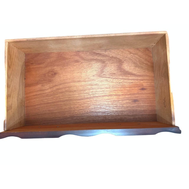 1990s National Mountain Airy Mahogany 2 Piece China Cabinet For Sale - Image 11 of 12