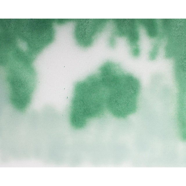 Textile Martha Kaplan Signed “Lake in Summer No. Three” Abstract Acrylic on Canvas Painting For Sale - Image 7 of 8