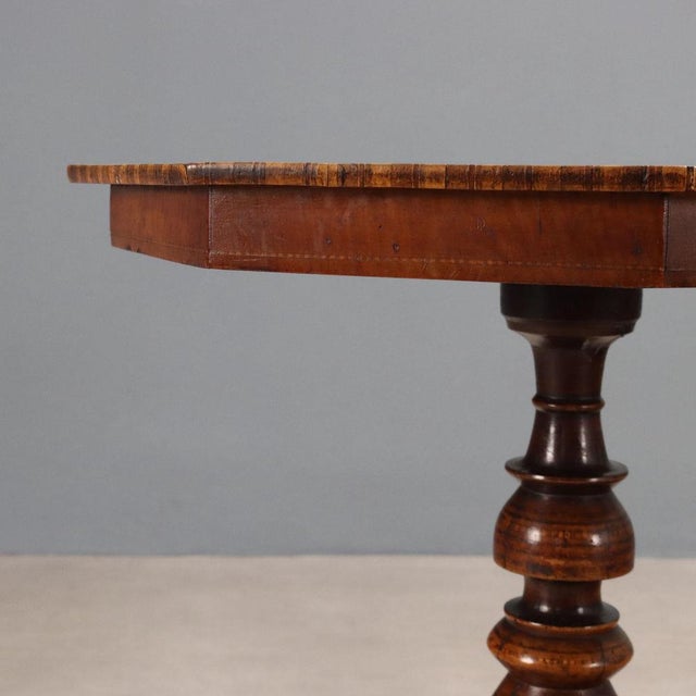 Rolo Coffee Table in Inlaid Walnut For Sale - Image 6 of 10
