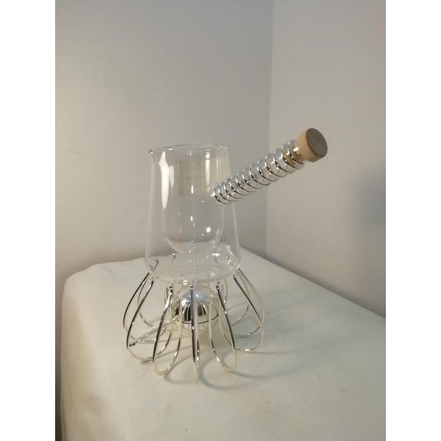 Peyrano Chocolate Pot and Medusa Food Warmer by Lino Sabattini, 1990s, Set of 2 For Sale - Image 15 of 15