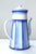 1920's French Graniteware coffee maker/pot. We love it's rare striped pattern, this is especially unique. There are four...