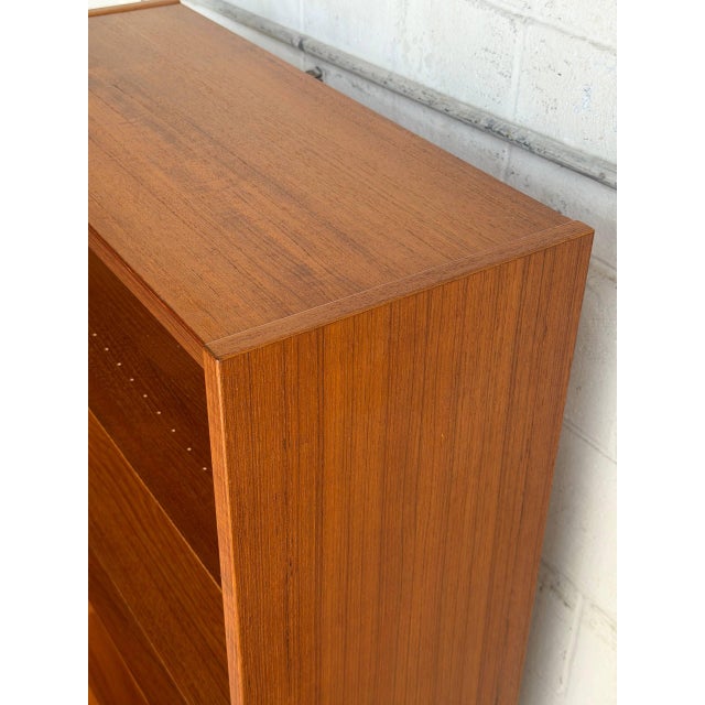 Wood Danish Teak Bookcase Display in Style of Poul Hundevad Shelf Mid Century Modern Denmark For Sale - Image 7 of 10