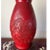 Vintage 12" Hand-Carved Cinnabar Lacquer Vase - Large Landscape & Pine Tree For Sale In San Francisco - Image 6 of 10