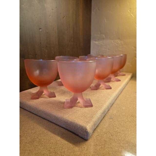 Late 20th Century Eight Neiman Marcus Italian Glasses For Sale - Image 12 of 13