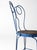 Early 20th Century Blue Ice Cream Parlor Chair For Sale - Image 9 of 9