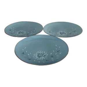 Mid-Century Flintridge China Daybreak Salad Plates- Set of 3