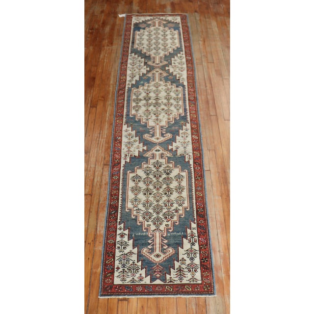Antique Narrow Tribal Persian Runner - 2'6" x 12'1" For Sale In New York - Image 6 of 10