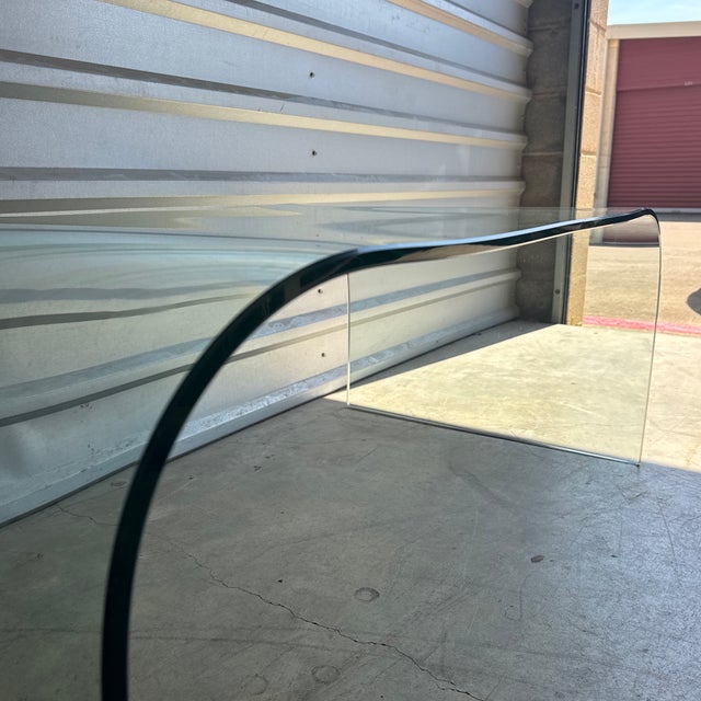 Glass 1980s Glass Coffee Table in the Style of Angelo Cortesi For Sale - Image 7 of 12