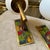 1950s Mid-Century Modern Enameled Brass and Glass Italian Wall Sconces For Sale - Image 11 of 12