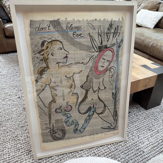 Karen Finley “Don’t Blame Eve” Signed Lithograph For Sale - Image 11 of 11