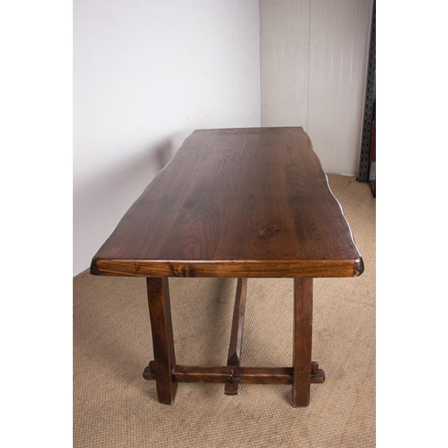 Large Brutalist Style Dining Table by Olavi Hänninen for Mikko Nupponen, 1960 For Sale - Image 17 of 18