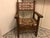Antique Spanish Throne in Walnut and Skin, 1600s For Sale - Image 11 of 18
