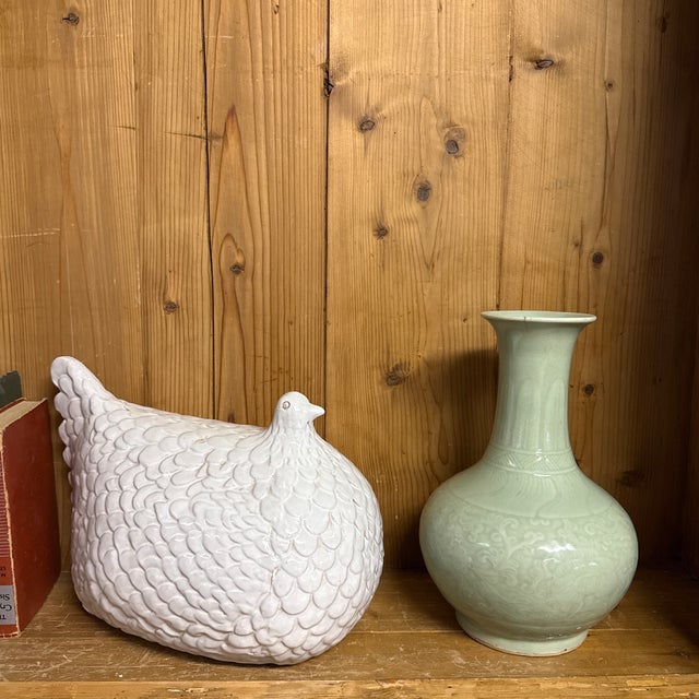 Fabulous Hen-Shaped Figure. By Aldo Londi 1950 For Sale - Image 12 of 12