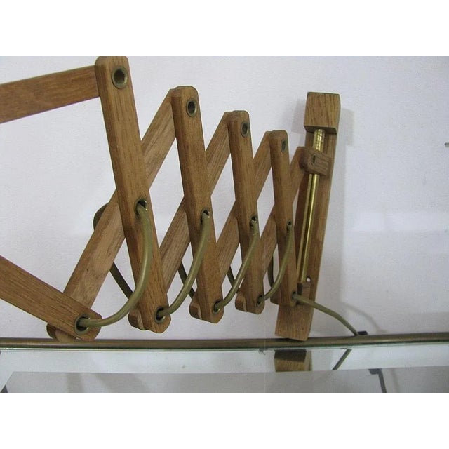 Wood Scissor Lamp from Linus Bopp Limbach, 1970s For Sale - Image 13 of 18