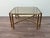 Vintage Hollywood Regency Style Brass and Smoked Glass Coffee Table, 1970s For Sale - Image 17 of 17