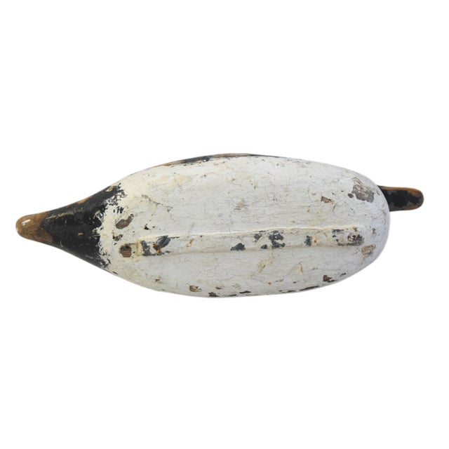 Early 20th Century Antique Rustic Primitive Farmhouse Cabin Carved Duck Decoy For Sale - Image 5 of 5